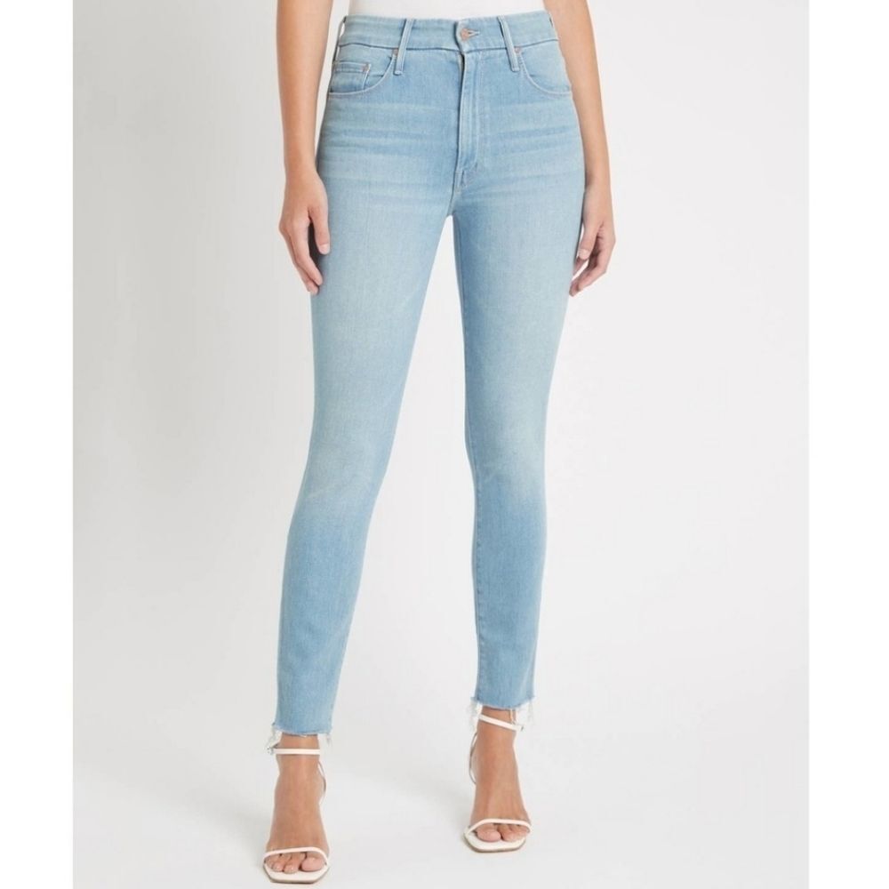MOTHER The Looker Ankle Fray Chic Edgy Feminine Retro Casual Jeans Size 27